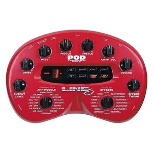 Line 6 POD 2.0 Guitar Amp Modeler & Multi‑Effects Processor